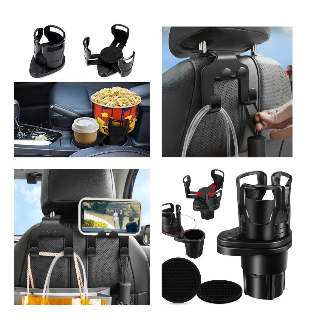 Miniatura 2 de Combo portavasos 128 + soporte auto 148